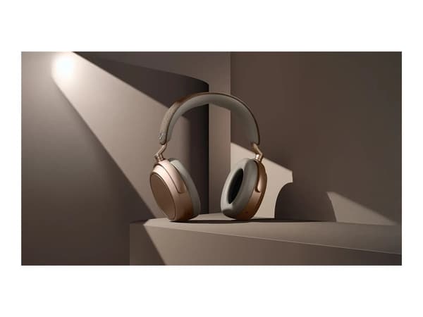 Sennheiser MOMENTUM 4 trådlös Kablet Hörlurar Brun Grå