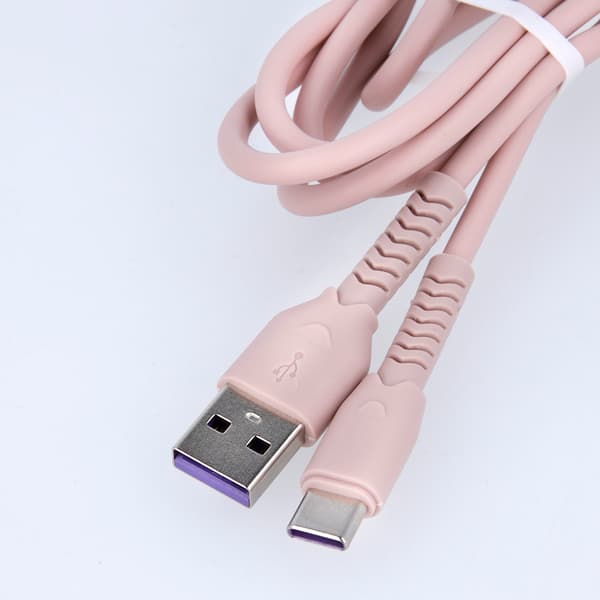 Maxlife MXUC-04 kabel USB - USB-C 1,0 m 3A rosa rosa
