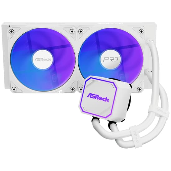 Asrock Pro 240 ARGB kölesystem 1-pack vit 120 mm
