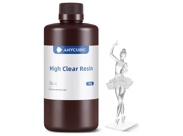 Anycubic High Clear 1kg Resin Transparent transparent