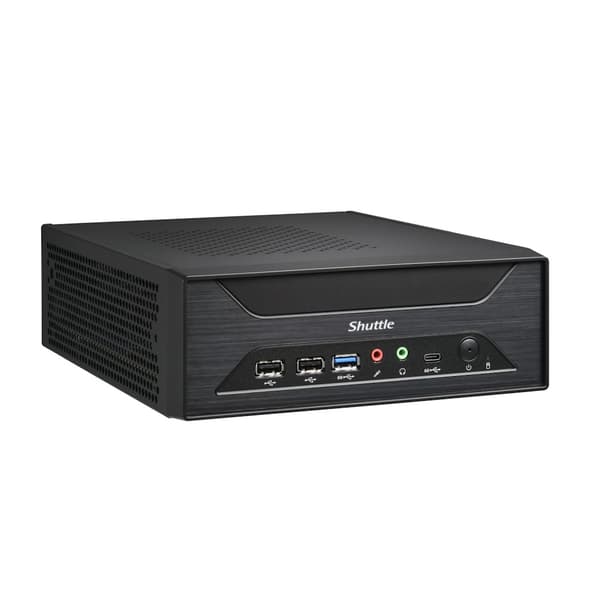 Shuttle XPC Slim XH810 Mini PC Barebones svart svart