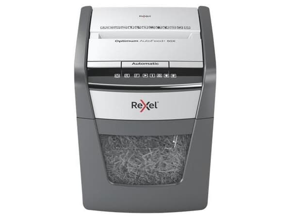 Rexel Optimum AutoFeed+ Makulator Kryds snit 4 x 28 mm