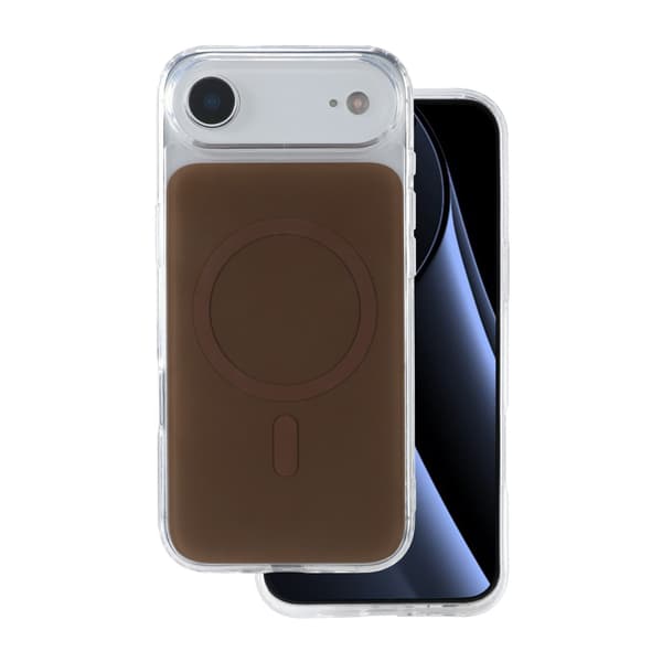Lowkey Mag för iPhone 17 Air brun