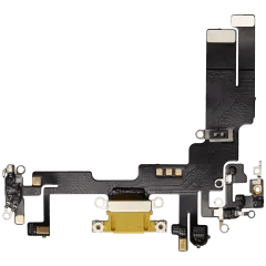 Laddningsport Flexkabel för iPhone 14 (Eftermarknad Plus) (Gul) gul