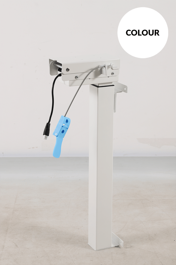 Nordic Office One leg elevation frame White vit