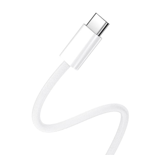 BWOO-kabel USB-C - USB-C 1m 60W för iPhone 15 BO-X284 vit
