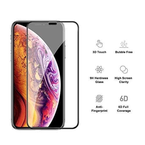 2 st hel täckande skärmskydd för iphone X/Xs