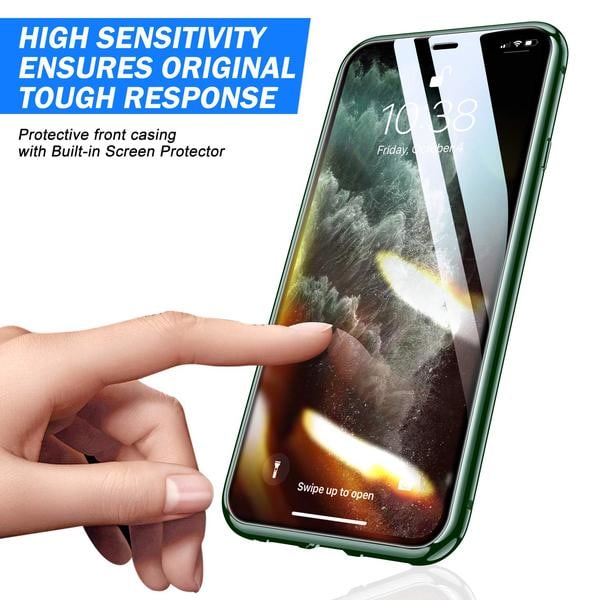 magnet fodral för din iphone 11 pro silver Silver