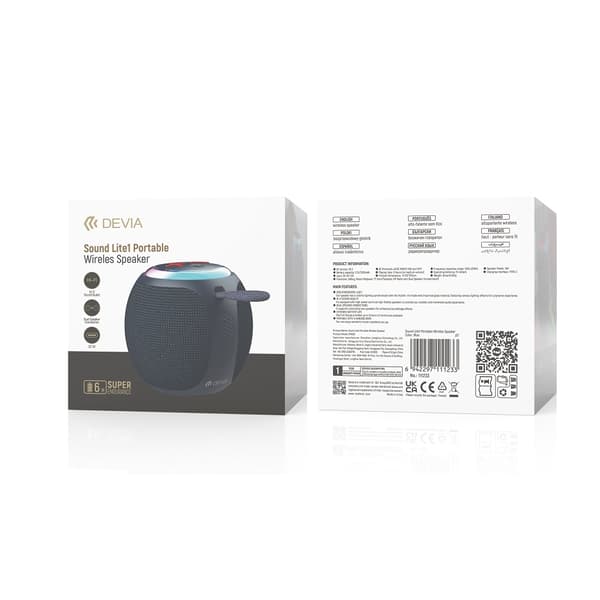 Devia Bluetooth-högtalare Lite1 blå