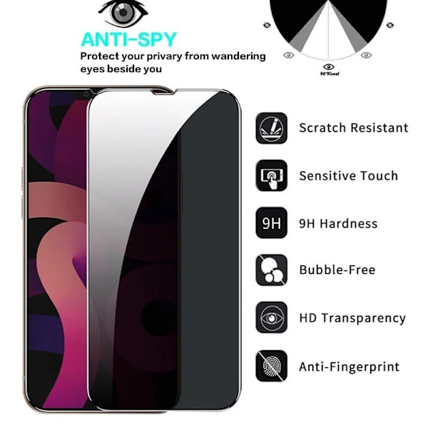 4 st Sekretesshärdat för iphone 14