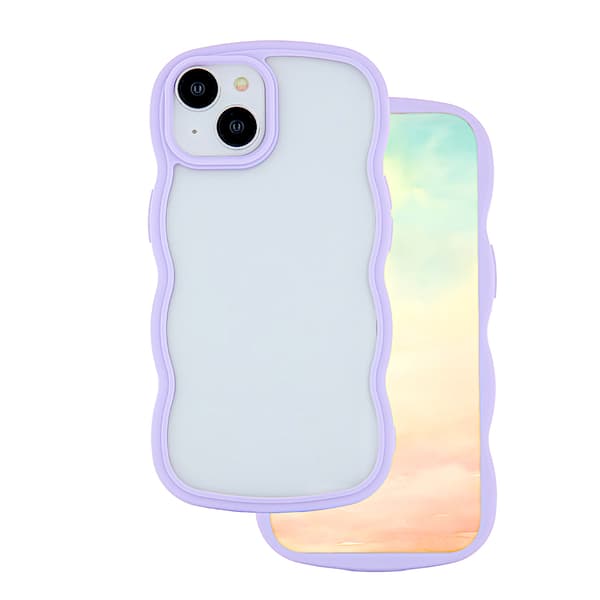 Wave-skal till iPhone X / XS lila