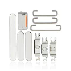 Hårda knappar (ström / volym / omkopplare) för iPhone 13 Pro / 13 Pro Max (silver) silver