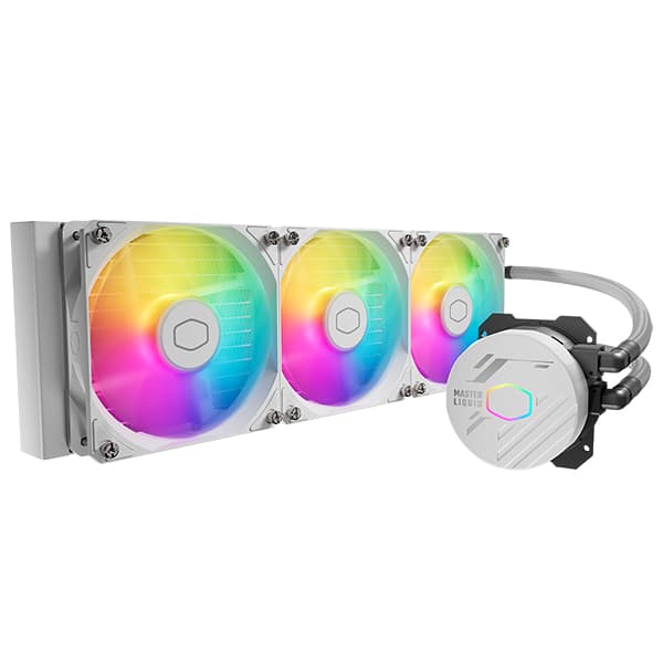 Cooler Master MasterLiquid 360L Core ARGB Vandköler 1-pack vit 120 mm