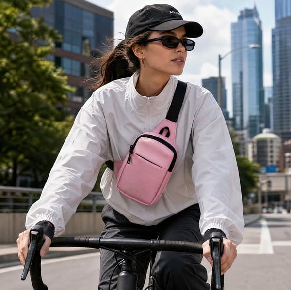 Crossbodyväska Urbanflex rosa rosa