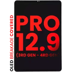 LCD-enhet med digitizer för iPad Pro 12.9\" 3:e generationen (2018) / iPad 12.9\" 4:e generationen (2020) (Eftermarknad Pro: XO7) (Alla färger)