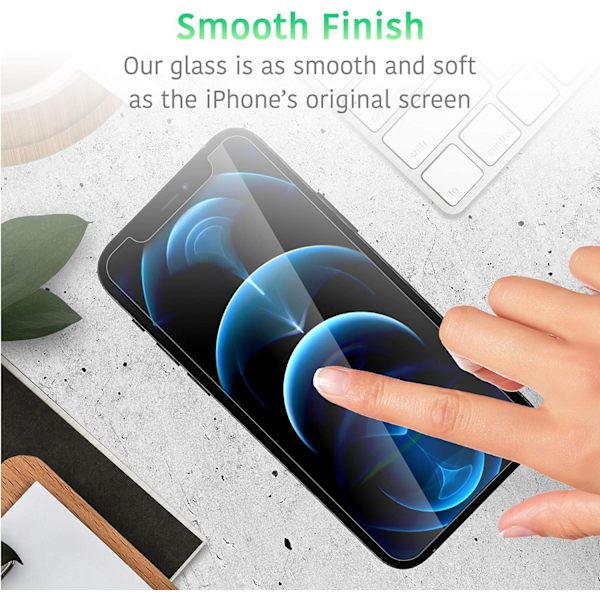 3 Pack för iPhone 12 Skärmskydd|2,5"