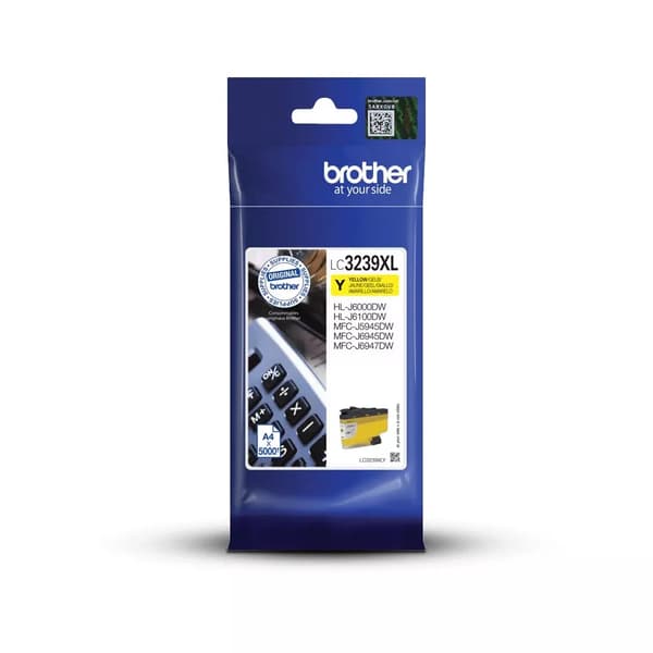 Brother LC 3239XLY Gul 5000 sidor bläck