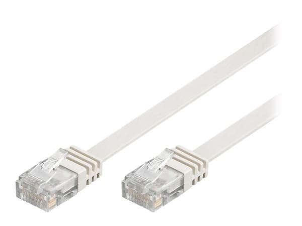 Goobay RJ45 CAT6 Flat U/UTP CU 15m White vit
