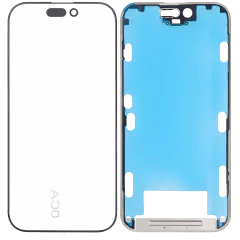 3 i 1 (glas med förmonterad OCA + ram) för iPhone 16 Pro (OCA Master)
