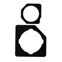 Bakre kamera bomull för iPhone 14 / 14 Plus (2-delat set) (10-pack)