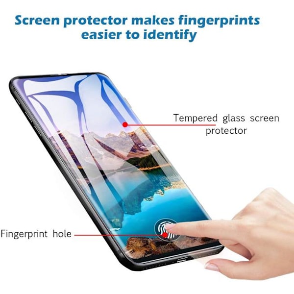 2 st häradatglas för samsung s10 plus