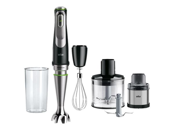 Braun Multiquick 9 MQ 9138XI Stavblender Premium svart/börstet rustfrit stål