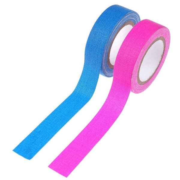 UV-bomullstejp Matt Night |vit vit