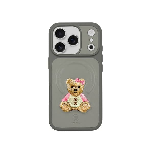 Zuck Bear Everley Magsafe för iPhone 17 Pro Grå TTT