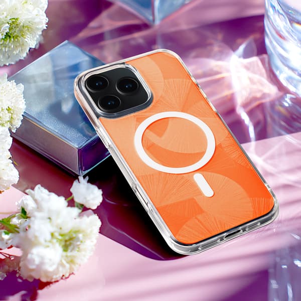 Flash Mag-fodral för iPhone 17 Pro Max 6,9\" orange