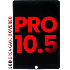 LCD-enhet med digitizer för iPad Pro 10.5\" (Eftermarknad Pro: XO7) (Svart)