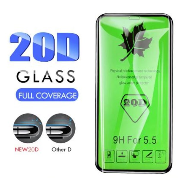 2 st  Heltäckande Härdat Glas för Iphone 11 pro Max/ Xs max