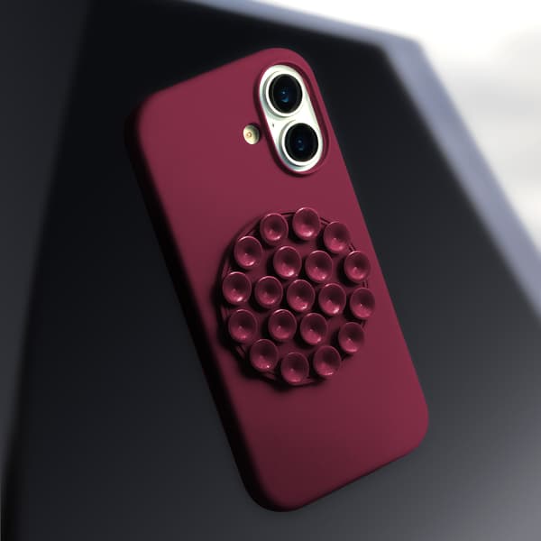 Silicone Stick skal för iPhone 11 maroon