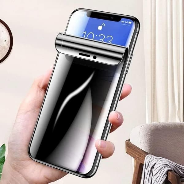 2-pack Sekretess nano skärmskydd iPhone 12 Pro Max grå