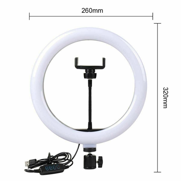 FOTO STUDIO LED RING LJUS