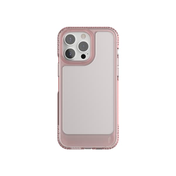 Silicone Case for iPhone 15 Pro Max - Clear Pink, Shockproof
