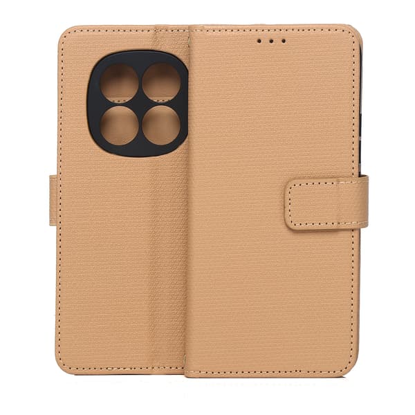 Smart Triangle-fodral för Xiaomi Redmi Note 15 Pro 5G brun röd
