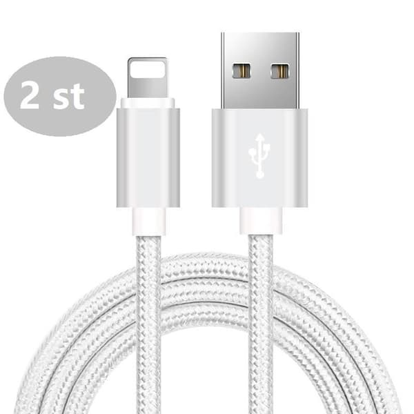 2 st super kvalitet 3 m iphone guld Silver guld