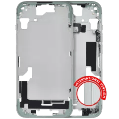 Mellanramshölje med smådelar för iPhone 15 (EU / Global version) (Eftermarknad Plus) (Grön) grön