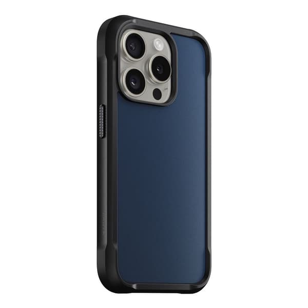 Nomad Rugged-fodral till iPhone 15 Pro 6,1\" atlantic blue