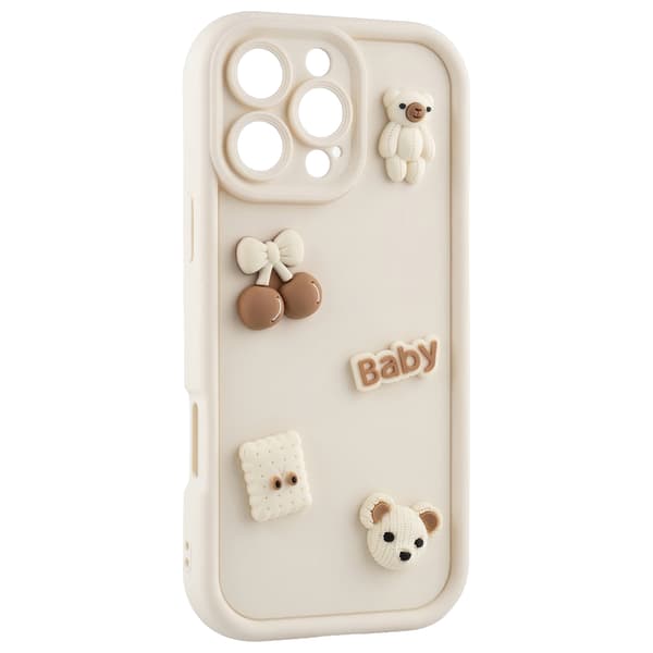 Ultra Trendy 3D skal för iPhone 16 bear