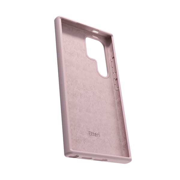 Etteri Silicone Case for Samsung Galaxy S25 Ultra Light Pink