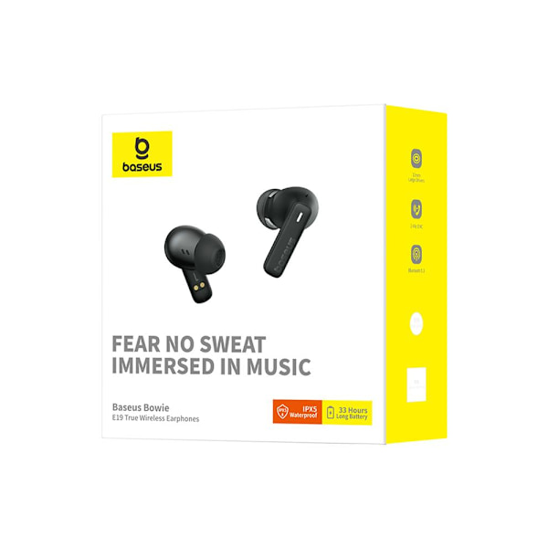 Baseus Bowie E19 True Wireless Hörlurar Cluster Black