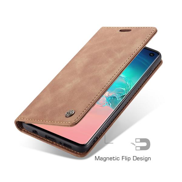 CaseMe 13 Phone Case för Samsung S10 plus ljusbrun LightBrown