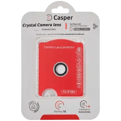 Casper Kameralinsskydd för iPhone 16E / 17E (Silver) (Klar) silver