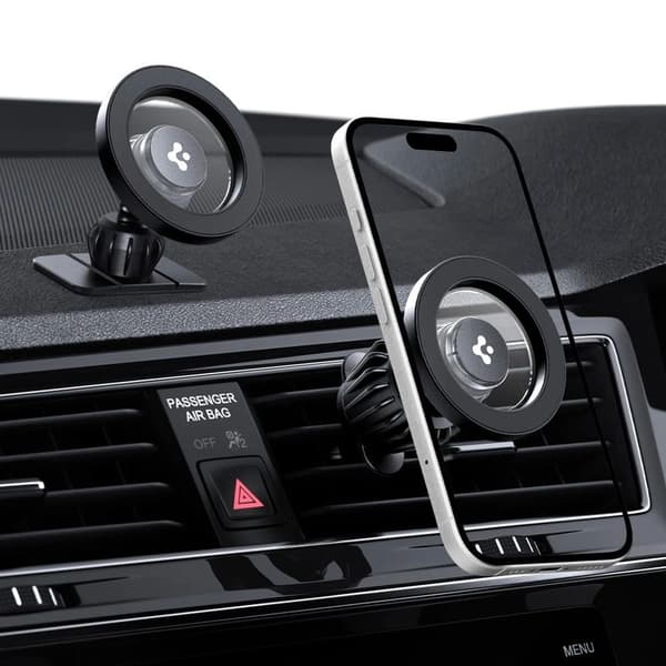 SPIGEN MFT13 MAGNETISK MAGSAFE DASHBOARD & VENT BILFÄSTE svart