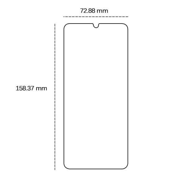 Härdat glas 2,5D för Samsung Galaxy A26 5G