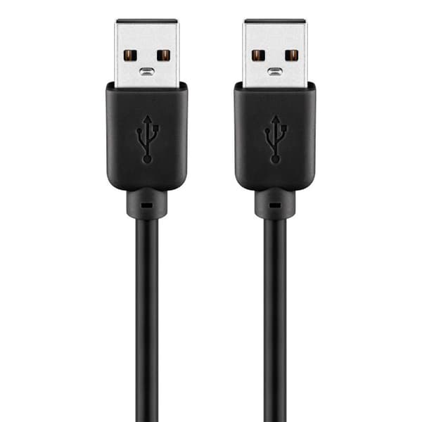 goobay USB forlängerkabel 1.8m svart