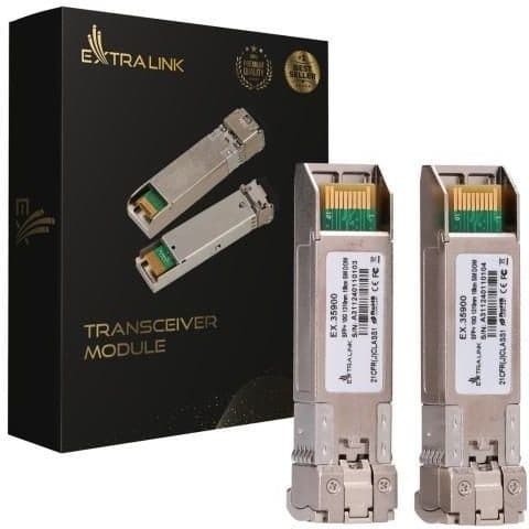 Extralink SFP+ Transceiver modul 10Gbps LC/UPC 2-pack