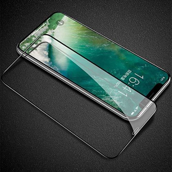 2 st 20D  hög kvalitet härdat plexiglas  för iphone 11/ Xr|svart kant Transparent