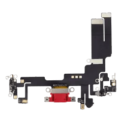 Laddningsport Flexkabel för iPhone 14 (Eftermarknad Plus) (Röd)